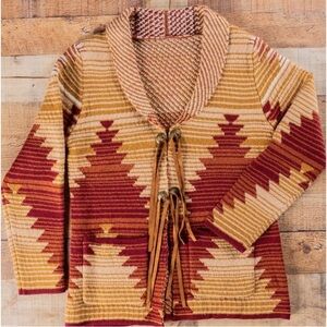 NWT Women's Aztec Cardigan - Brown